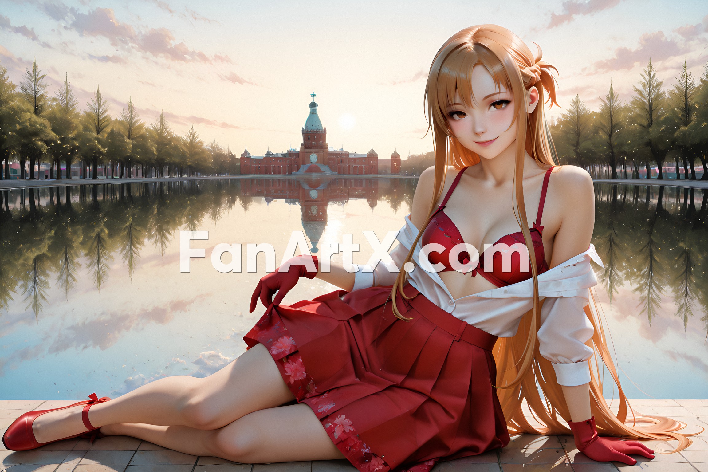 Sao Asuna Yuuki Fanart - Sword Art Online character 5042883